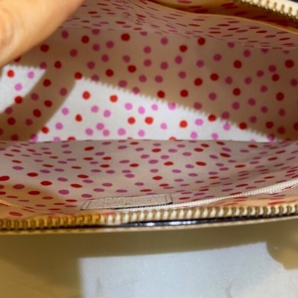 Kate Spade Parchment Large Serena Satchel w/matching wallet - Picture 3 of 4